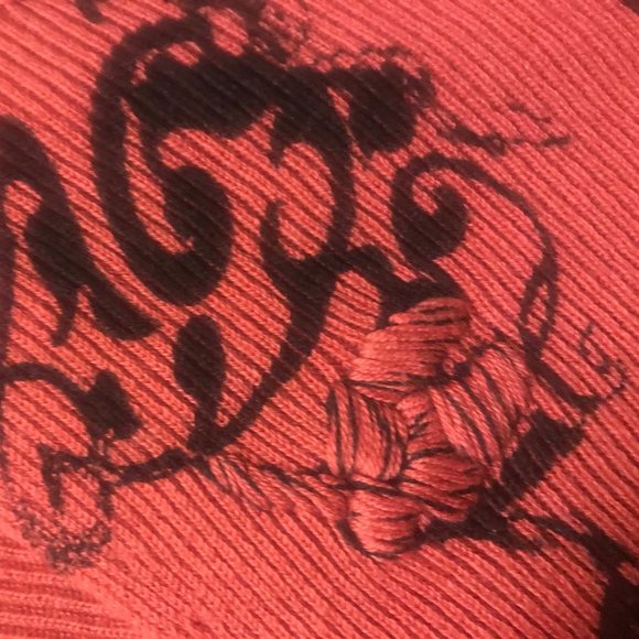 Nic + Zoe Terracotta Embroidered Cardigan Sweater - Picture 2 of 4